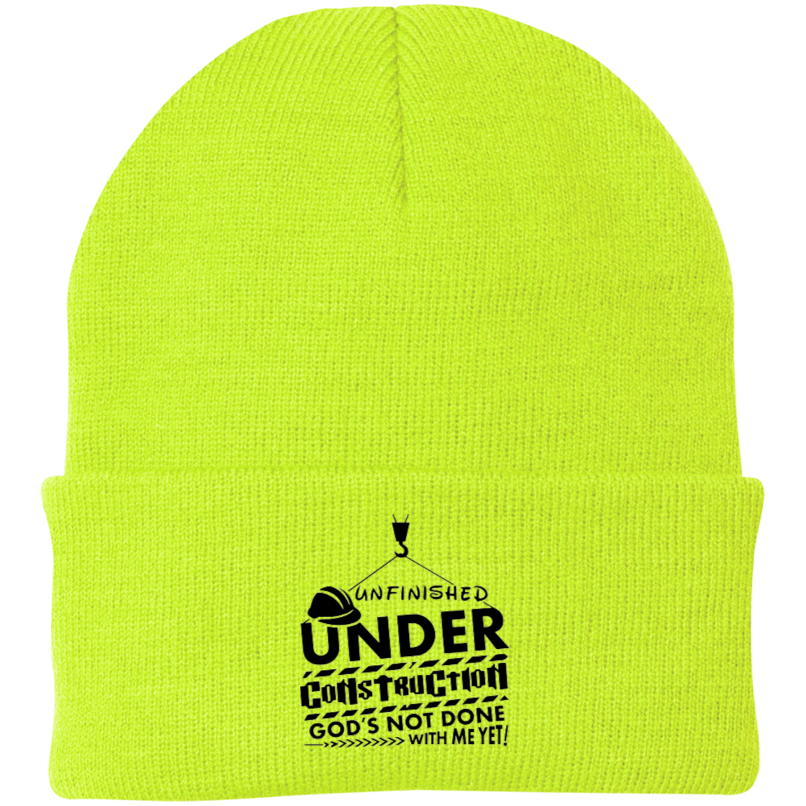 Under construction Knit Cap