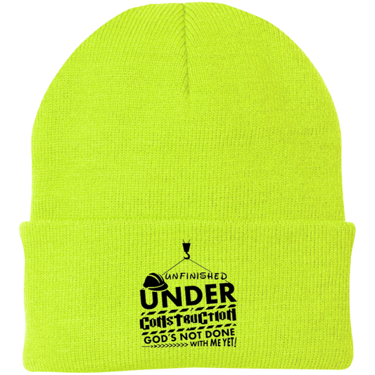 Under construction Knit Cap