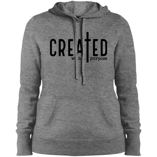 Created with a purpose Hooded Sweatshirt